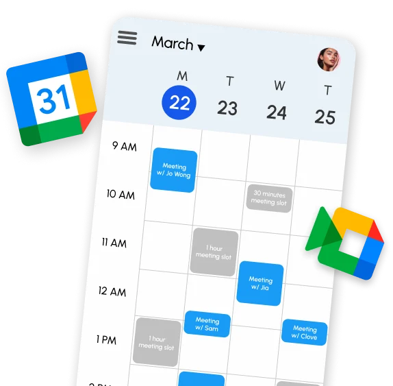 Google Calendar & Meet