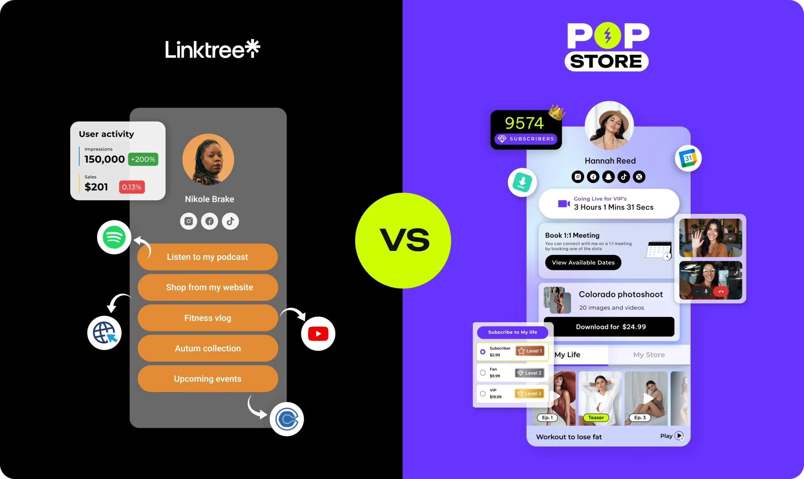 linktree vs popstore