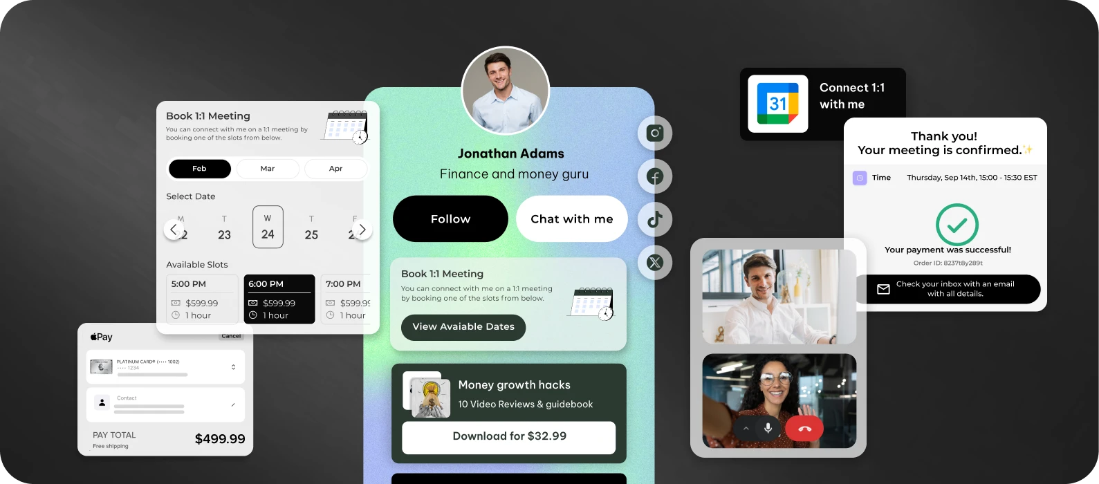 4. Offer 1:1 Calls, Coaching, & Private Consultations
