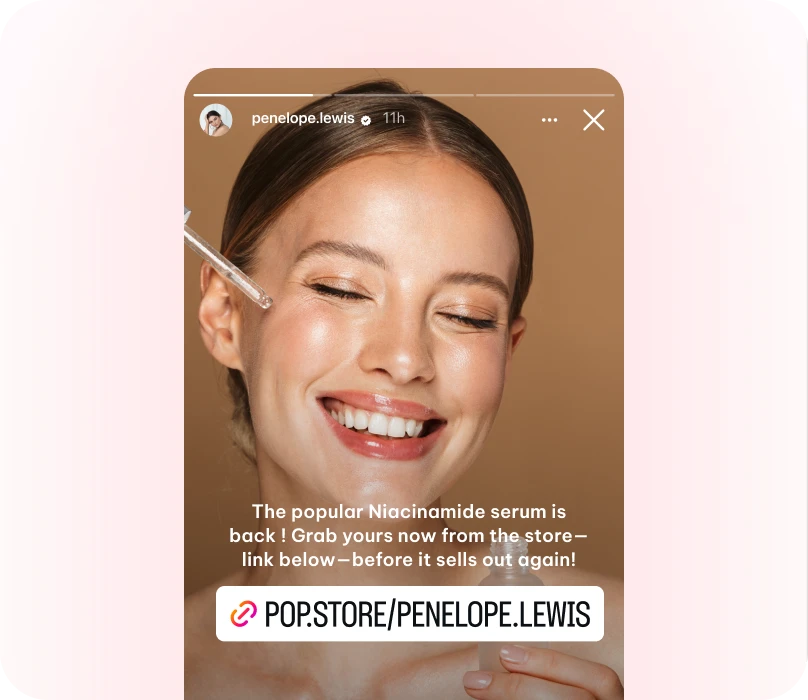 2. Promote Your Store in Stories & Comments