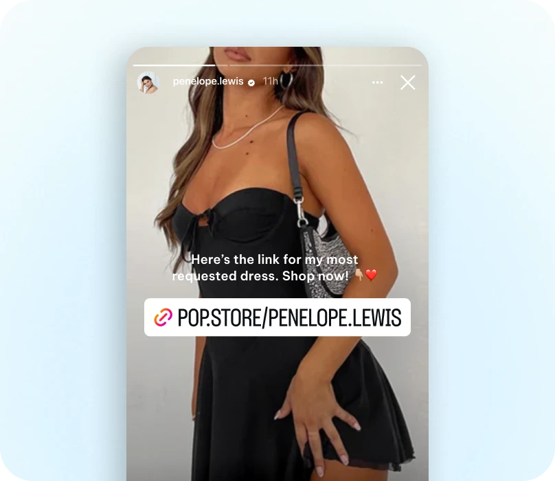 2. Promote Your Store in Stories & Captions