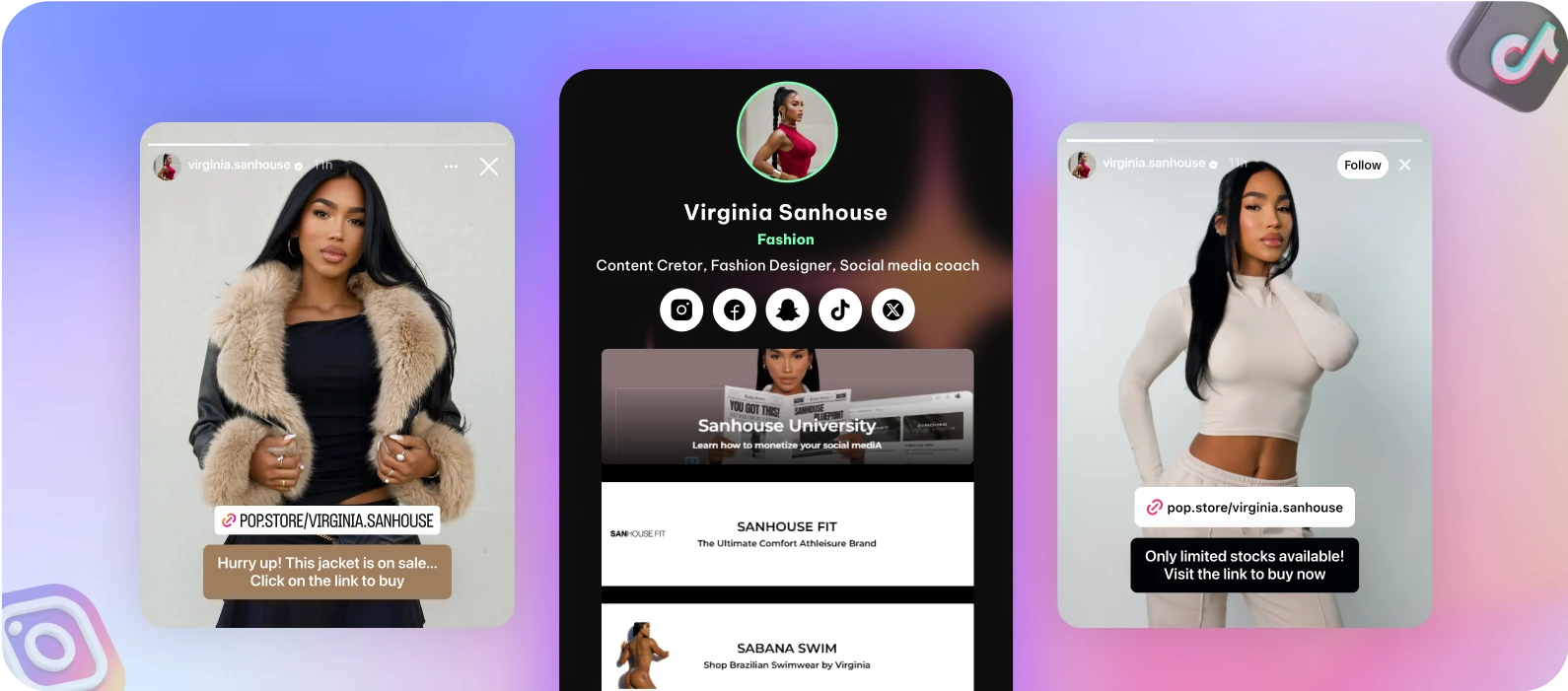 Step 4: Use Instagram & TikTok Stories to Drive Clicks