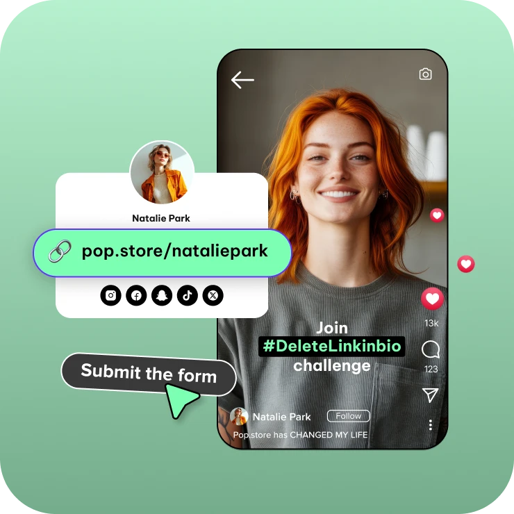Submit your pop.store profile along with the video link on the Final Contest Form