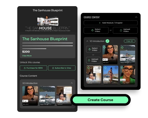 Create Courses or Entertaining Shows