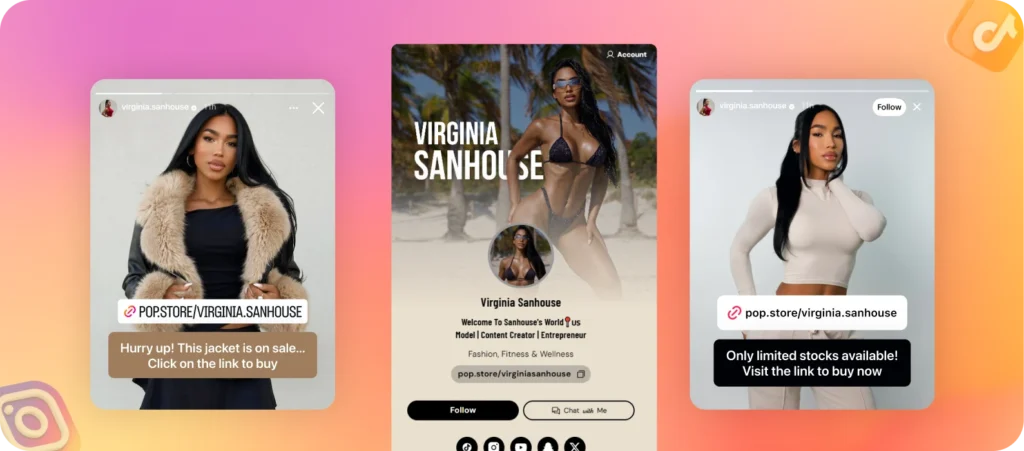 Hack #4: Use Your Link-in-Bio in Instagram & TikTok Stories
