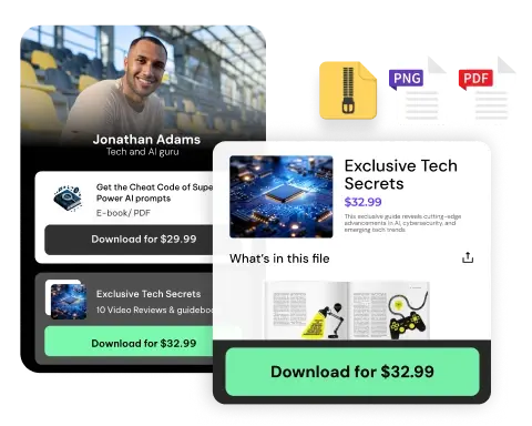 Sell How to Guides, AI Recipes and More...