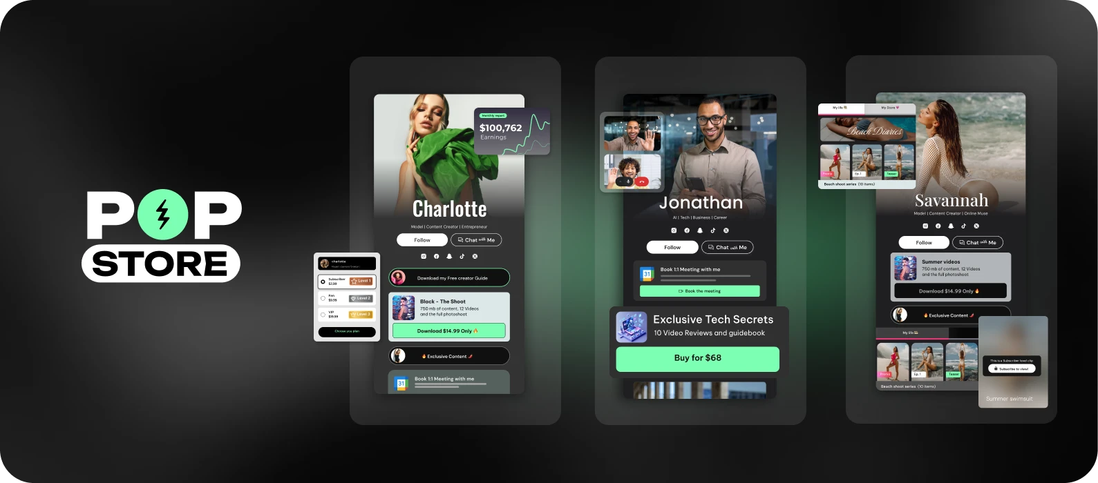 1. Pop.Store – The #1 Stan Store Alternative for Creators Who Want to Scale