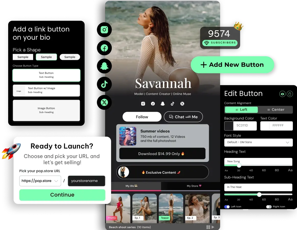 Design it. Own it. Launch Your Personal Social Hub in Minutes!