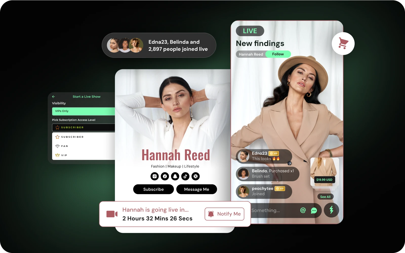 Live Streaming with Product Tagging