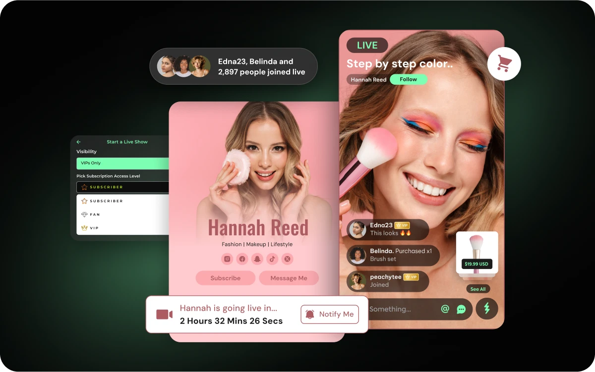 Live Streaming with Product Tagging