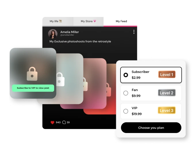 Accept tips, run paid DMs, and  host livestreams