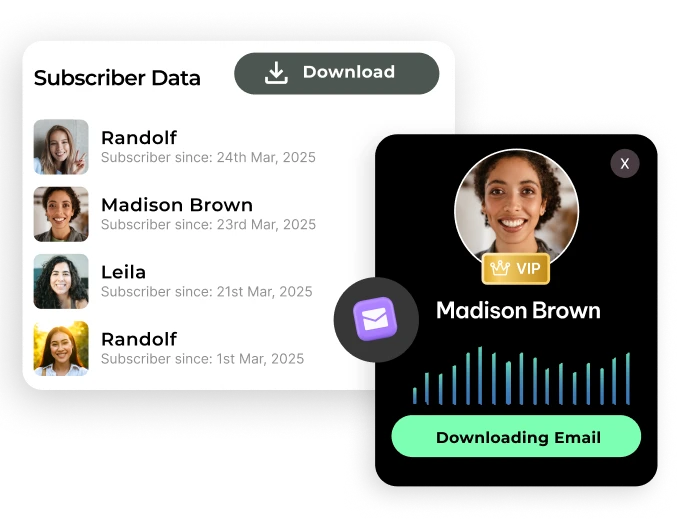 Collect emails from every interaction