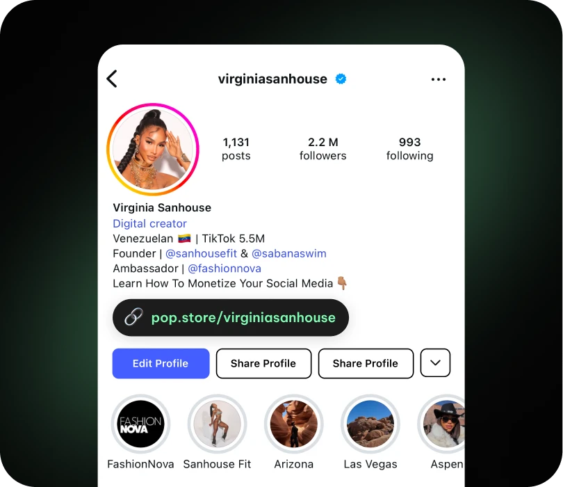 Just a Link in Bio