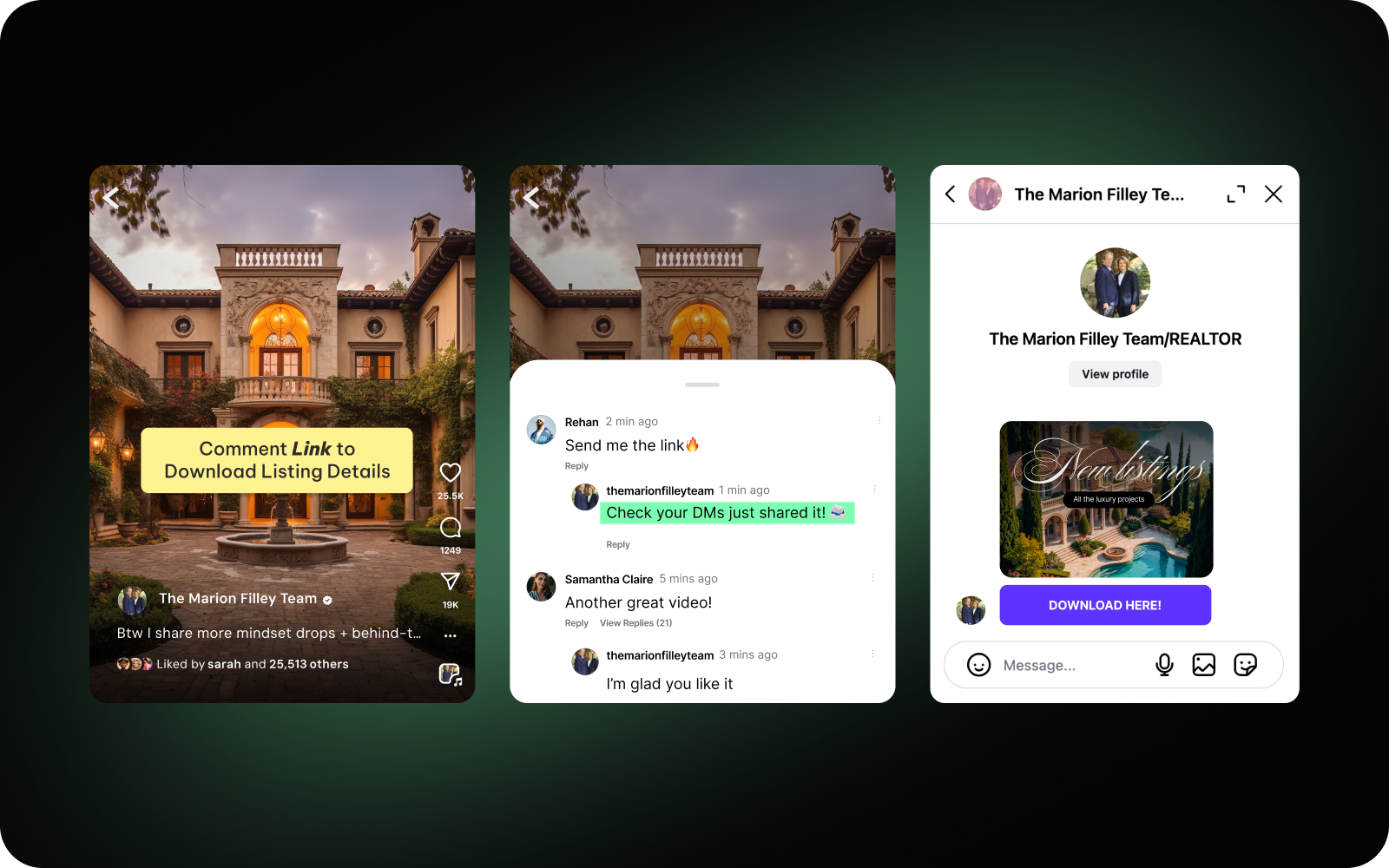 2. Use Comment-to-DM Flows to Move Viewers Into Your POP.STORE